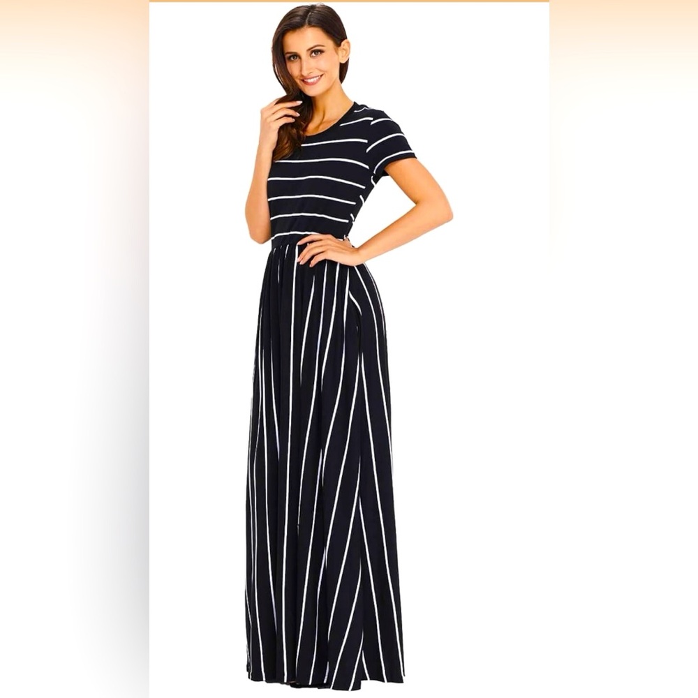 Striped Maxi Dress